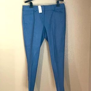 Blue ankle crop pants